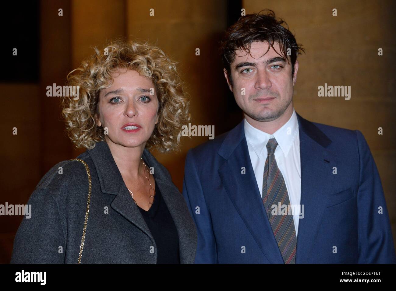 Valeria Golino and Riccardo Scamarcio attending the screening of the movie Euforia at the Italian Cultural Intitute followed by a dinner at the Italian Embassy in Paris, France on January 10, 2019. Photo by Aurore Marechal/ABACAPRESS.COM Stock Photo