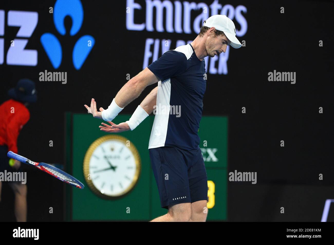 Andy Murray Gbr Defeated By Roberto Bautista Agut Esp During His First Round Match And Probably The Last Match Of His Career At The 2019 Australian Open At Melbourne Park In Melbourne Australia
