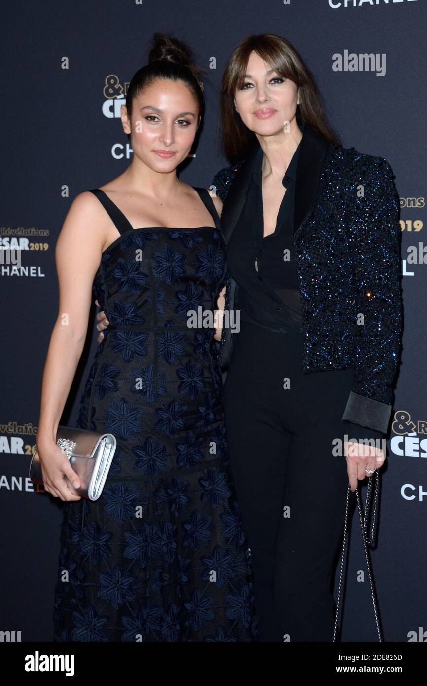 Sarah Perles and Monica Bellucci attending the Cesar - Revelations 2019