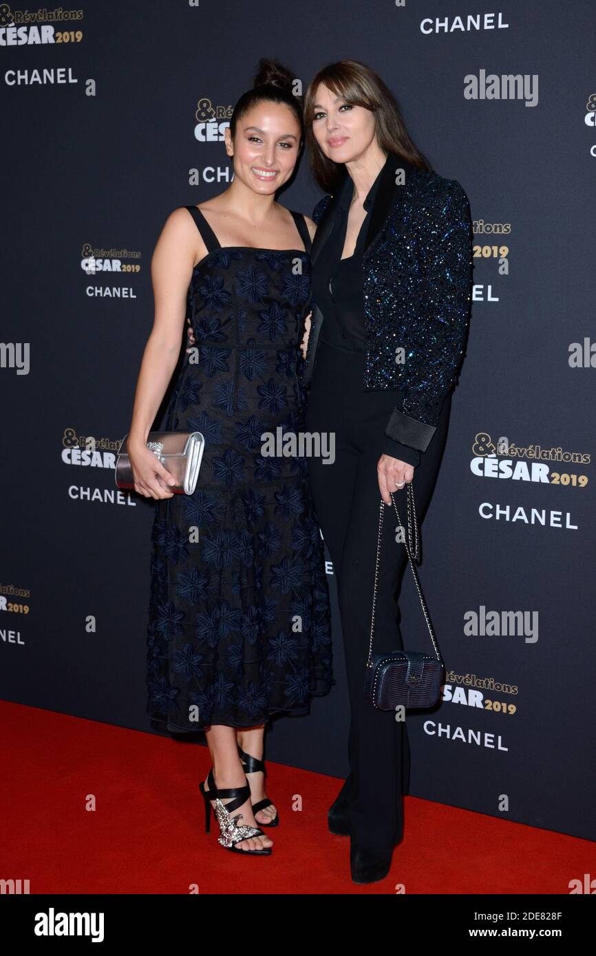 Sarah Perles and Monica Bellucci attending the Cesar - Revelations 2019