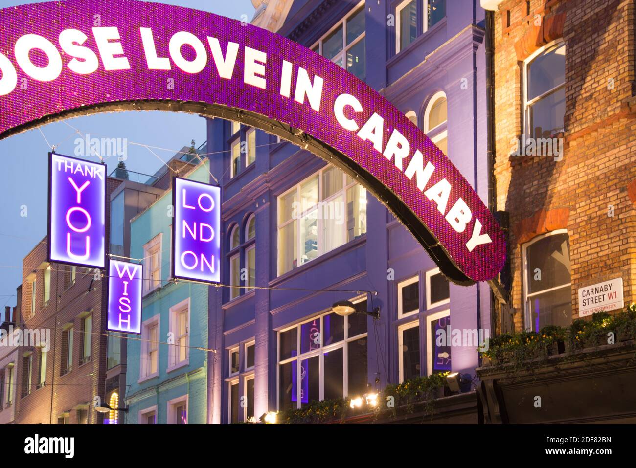 Carnaby Street Christmas Lights 2020 London West End Westminster ...