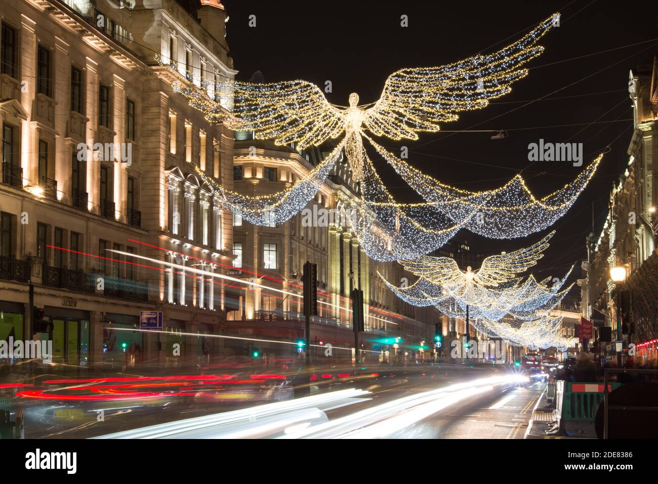 Christmas, Lights, 2020 The Spirit of Christmas Floating Angel Festive Period Glow Regent Street