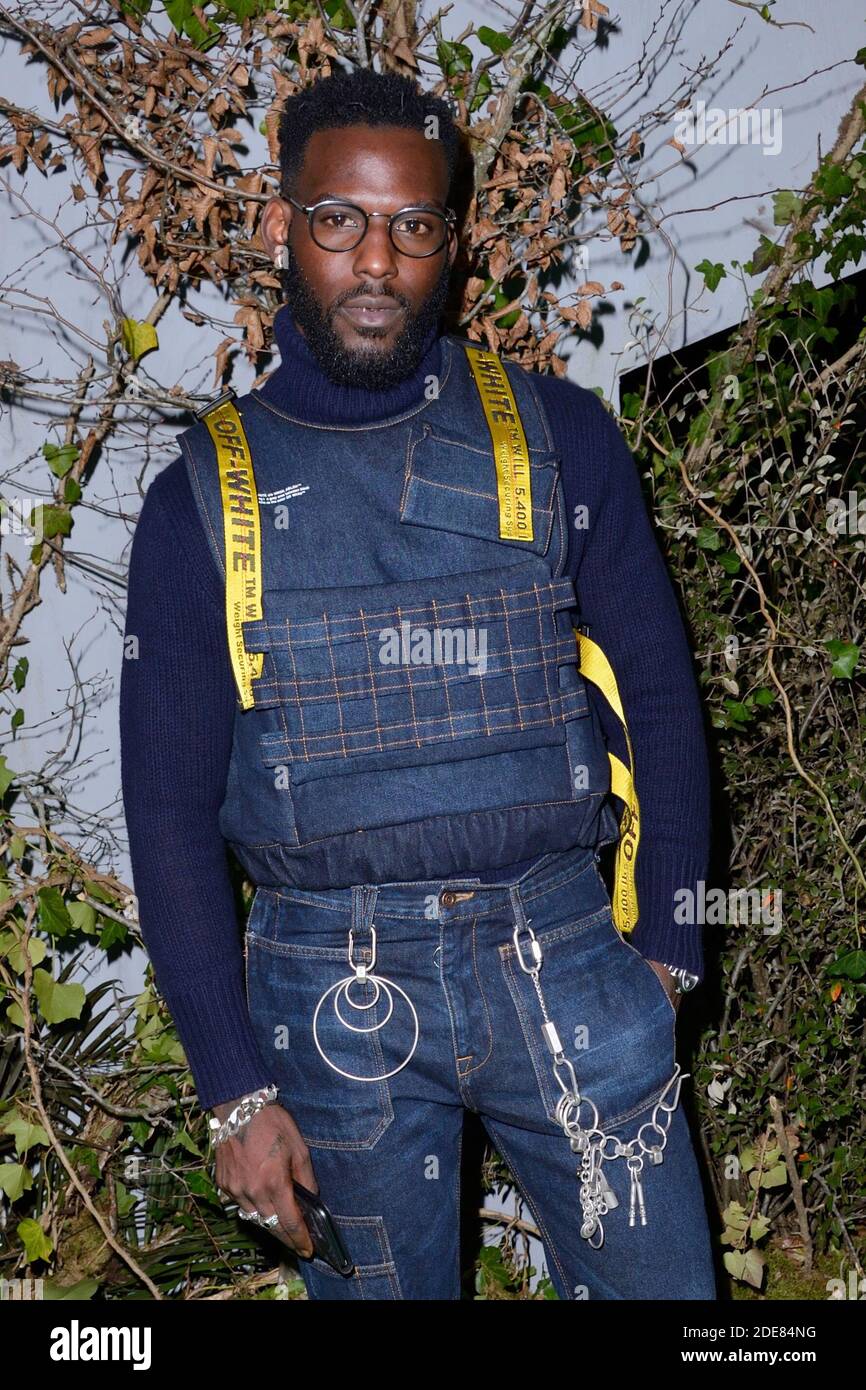Kofi Siriboe attending the Off White Menswear Fall Winter 2019
