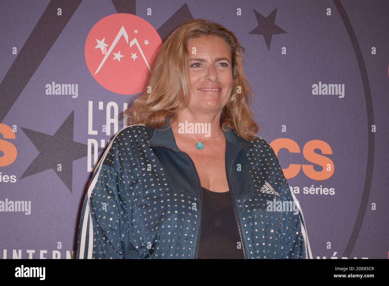 Lisa Azuelos Attending The Screening Of The Movie Mon Bebe During The 22nd L Alpe D