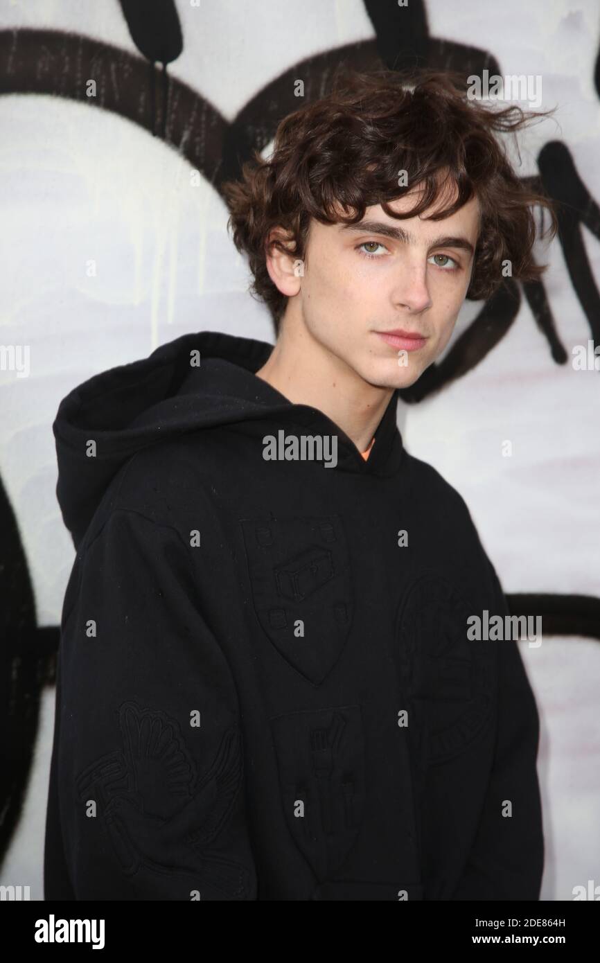 Alexandre Arnault and Timothee Chalamet attending the Louis Vuitton  Menswear Fall/Winter 2019-2020 show as