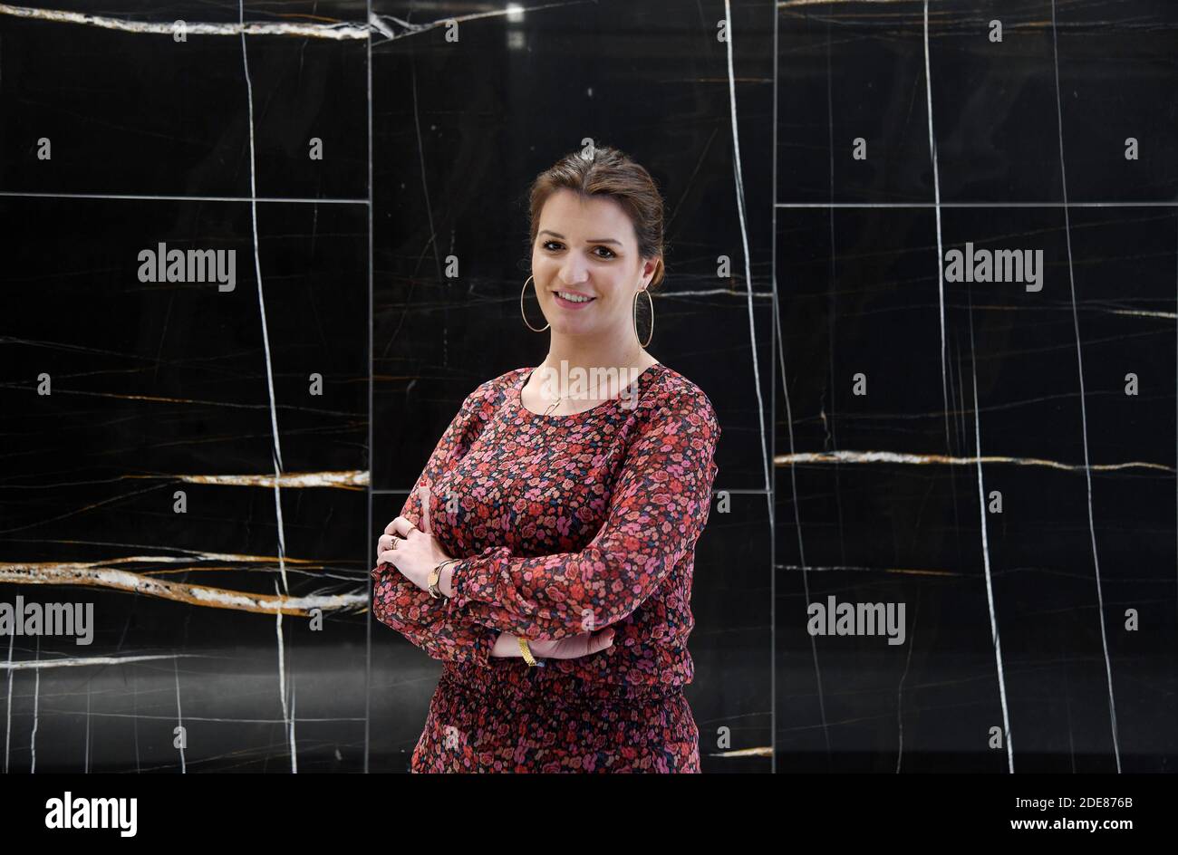 French Minister Marlene Schiappa poses in Washington, DC, January 18, 2019. Photo by Olivier