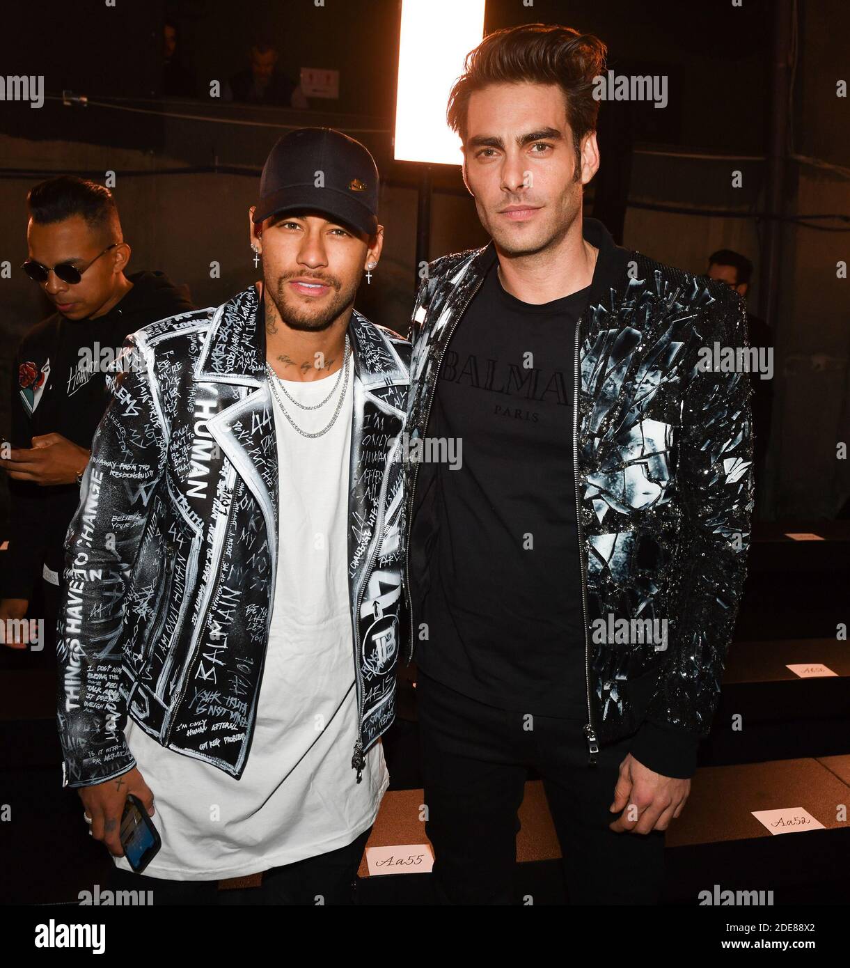 Football star, Neymar steps out in stylish outfit for the launch of his new  fragrance in Paris (Photos)