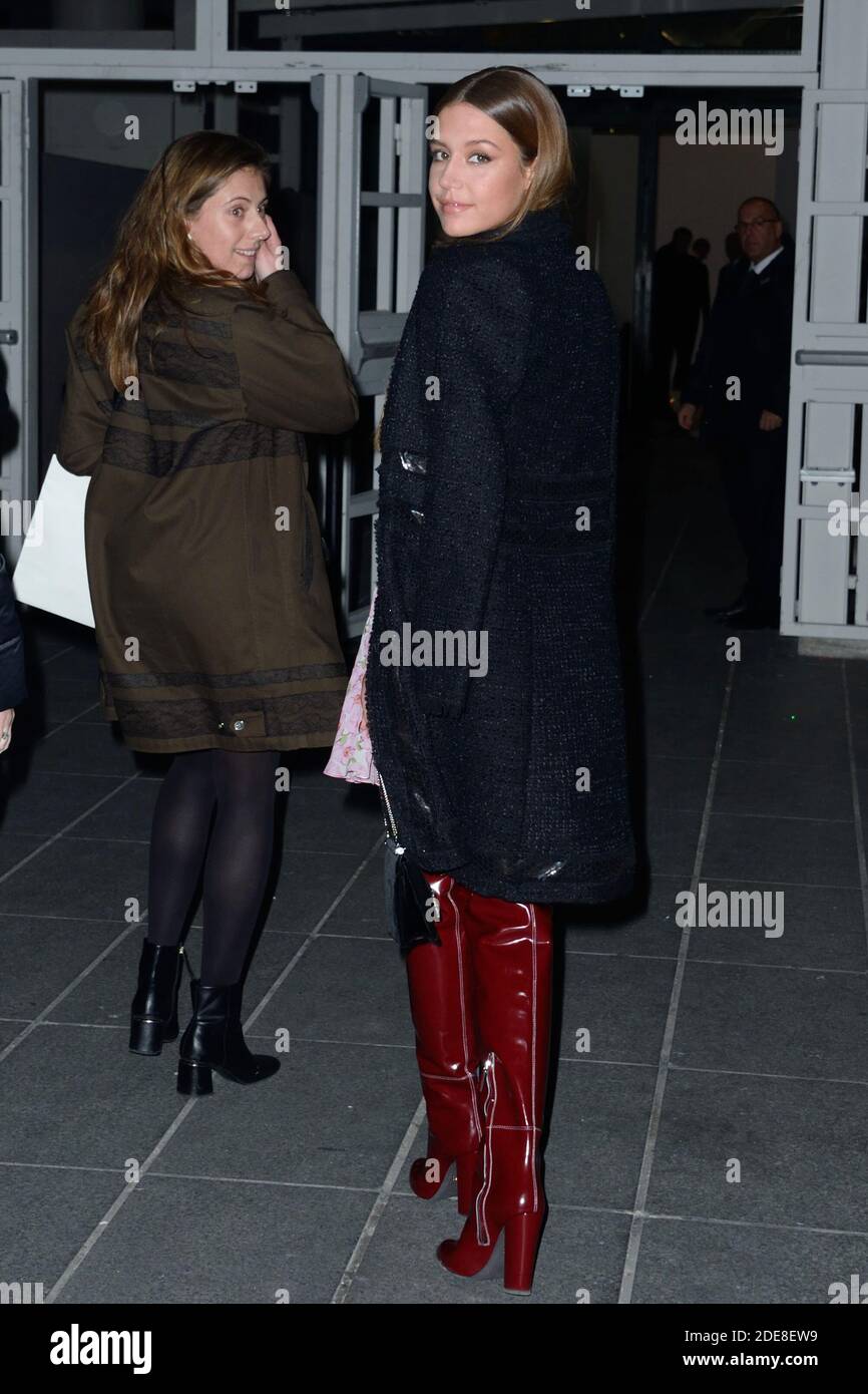 Adele Exarchopoulos attending the Giambattista Valli Haute Couture