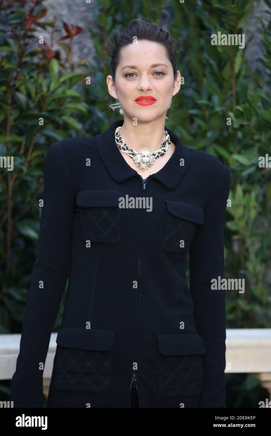 Marion Cotillard at the Chanel show as part of Paris Haute Couture ...