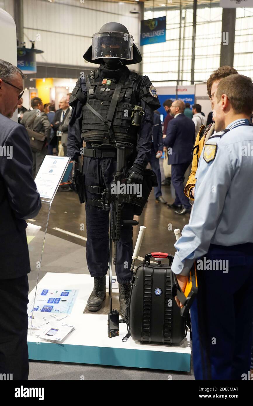 Gign Uniform From The Gendarmerie Nationale At The Cybersecurity Conference In Lille Northern France Tuesday January 22 19 The Forum S Scientific Program Sets Out To Encourage Brainstorming And Dialogue Aiming To Promote