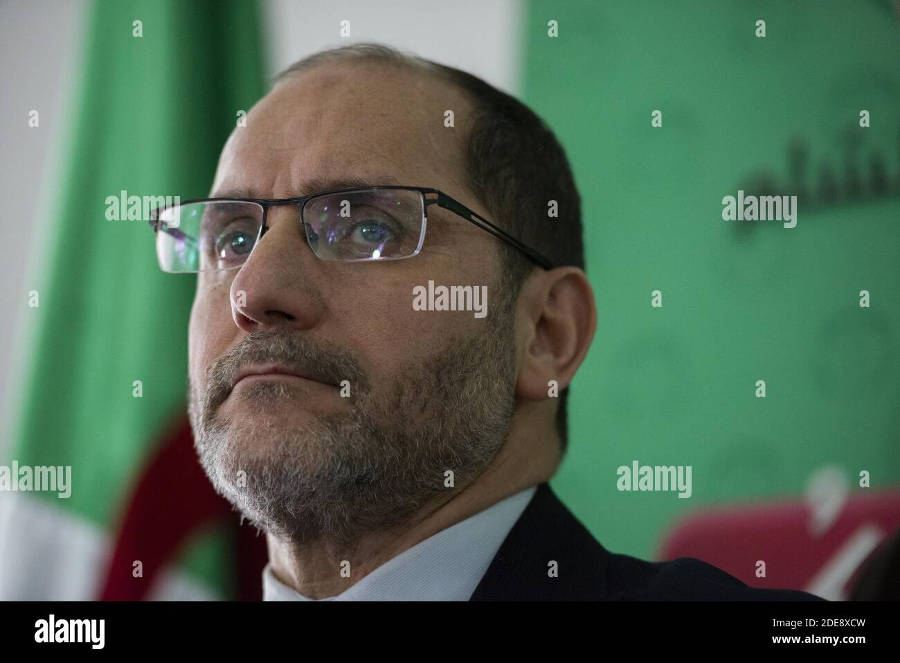 Abderrazak Makri, leader of the main Algerian Islamist party, The Movement for the Society of Peace (MSP-The party was initially known as the Movement for the Islamic Society, and abbreviated in Arabic Abderrazak Makri, leader of the main Algerian Islamist party, The Movement for the Society of Peace (MSP-The party was initially known as the Movement for the Islamic Society, and abbreviated in Arabic