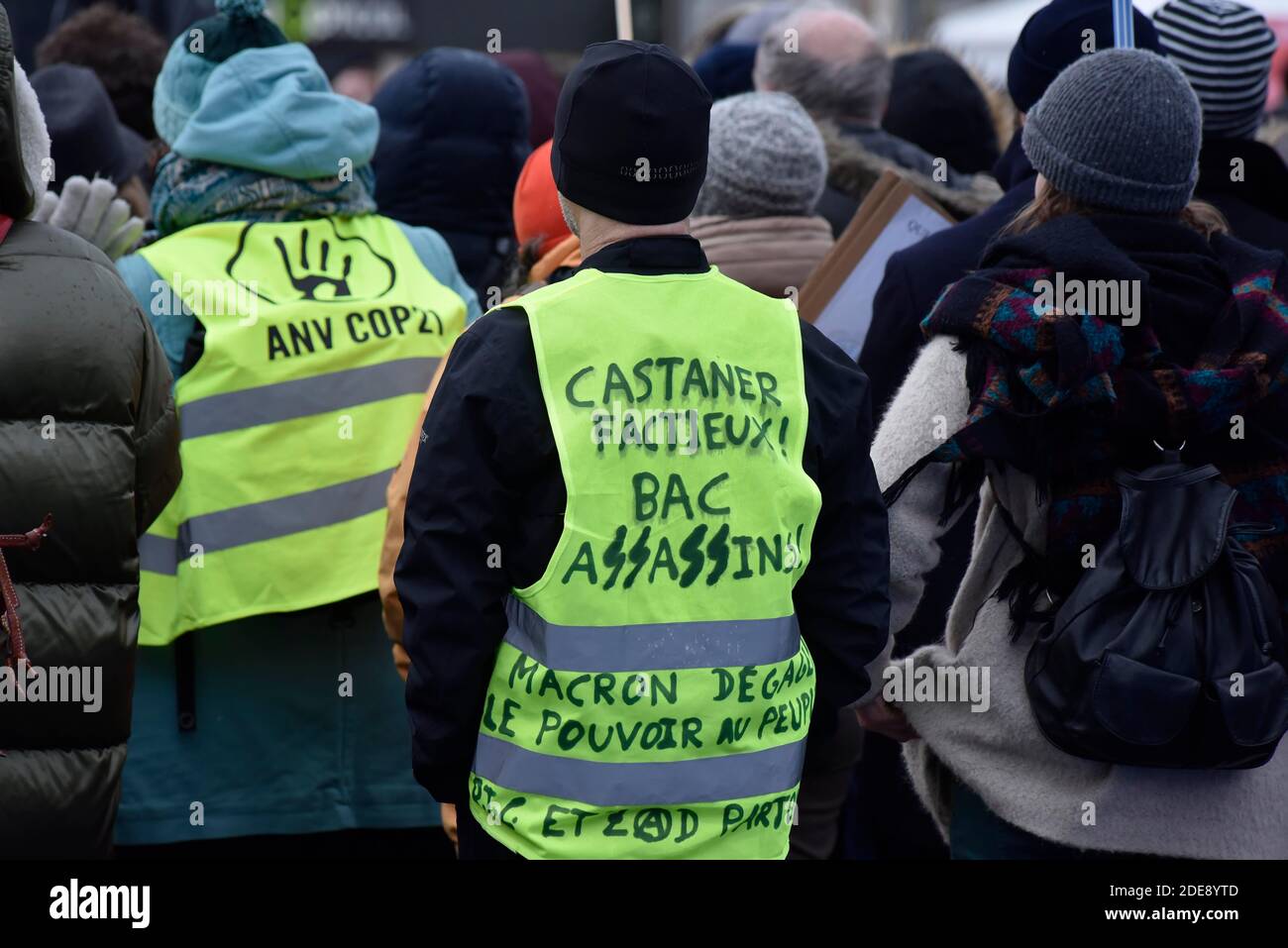 People take part in a 'Climate' rally calling on authorities to take ...