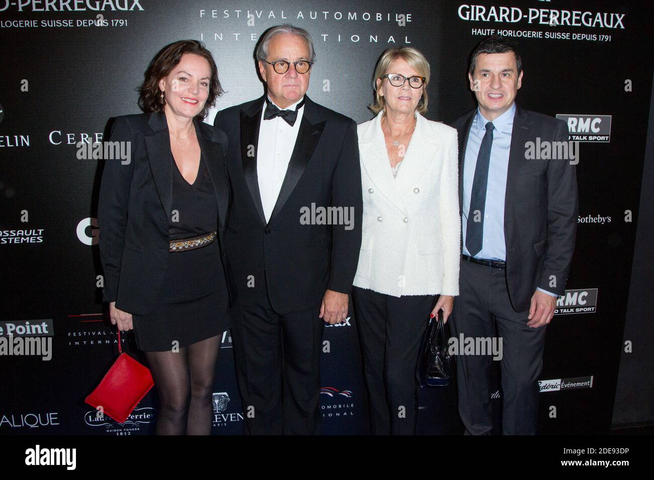 Cendrine Dominguez, Remi Depoix and his wife, Franck Rousseau attending ...