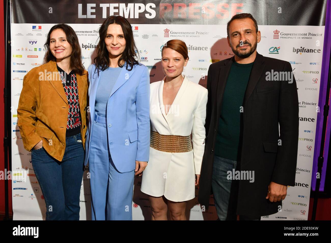Virginie Ledoyen, Juliette Binoche, Melanie Thierry and Safy Nebbou
