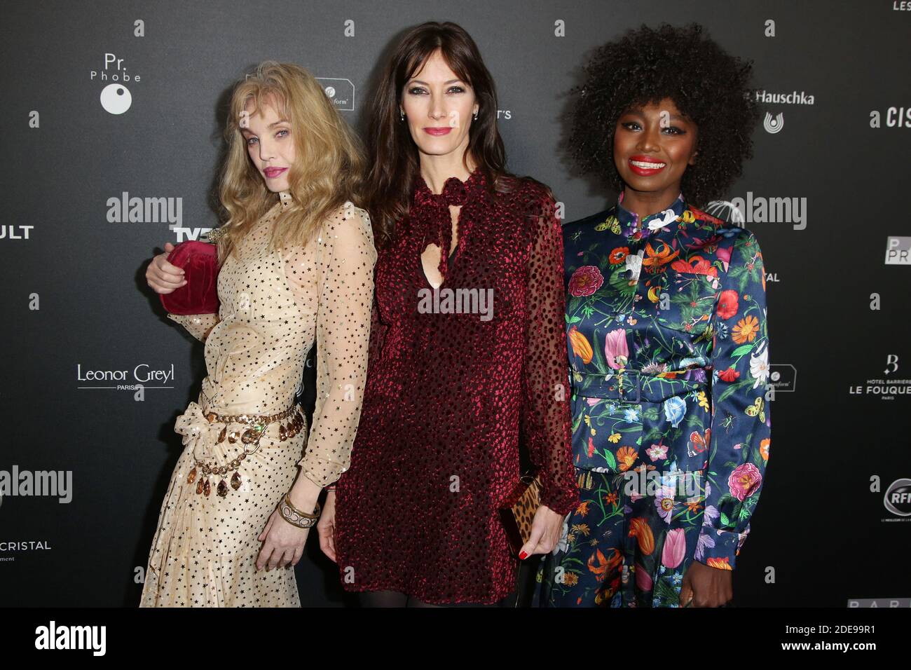 Arielle Dombasle, Mareva Galanter and Inna Modja attends the 14th Globe