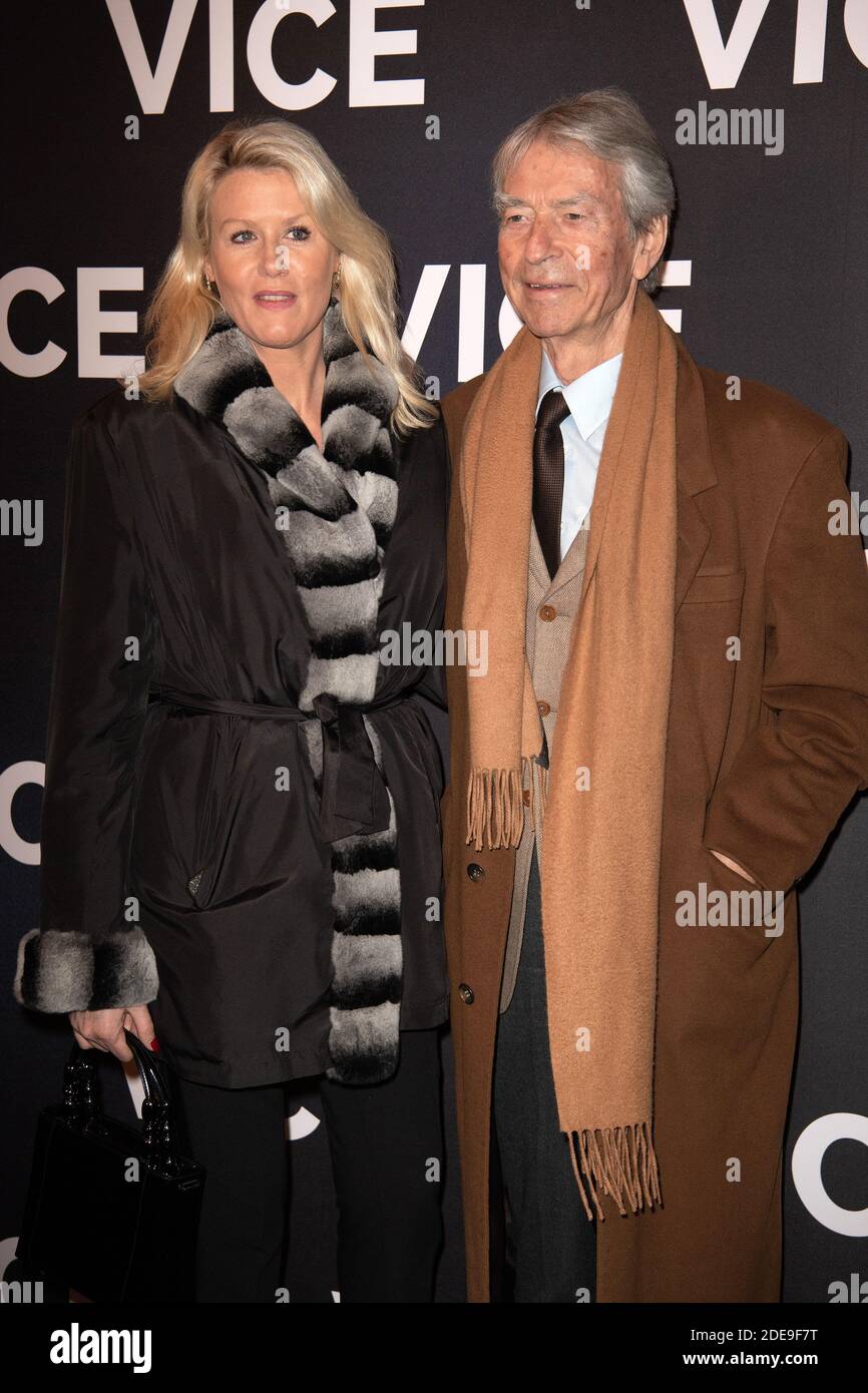 Alice Bertheaume and Jean-Claude Narcy attend the Vice Paris premiere at  Cinema Gaumont Opera on February 7, 2019 in Paris, France. Photo by David  Niviere/ABACAPRESS.COM Stock Photo - Alamy