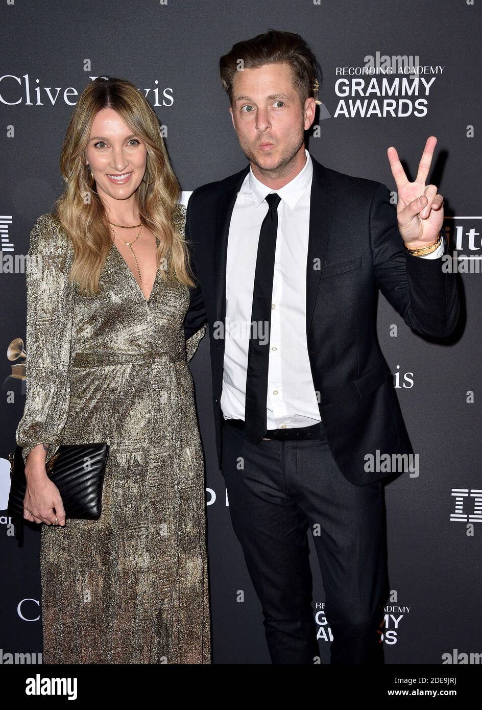 Genevieve Tedder, Ryan Tedder attend The Recording Academy And Clive