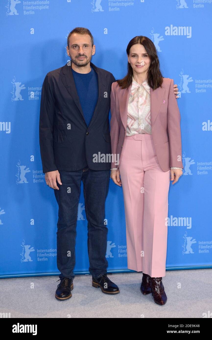 Safy Nebbou and Juliette Binoche attending the Celle Que Vous Croyez