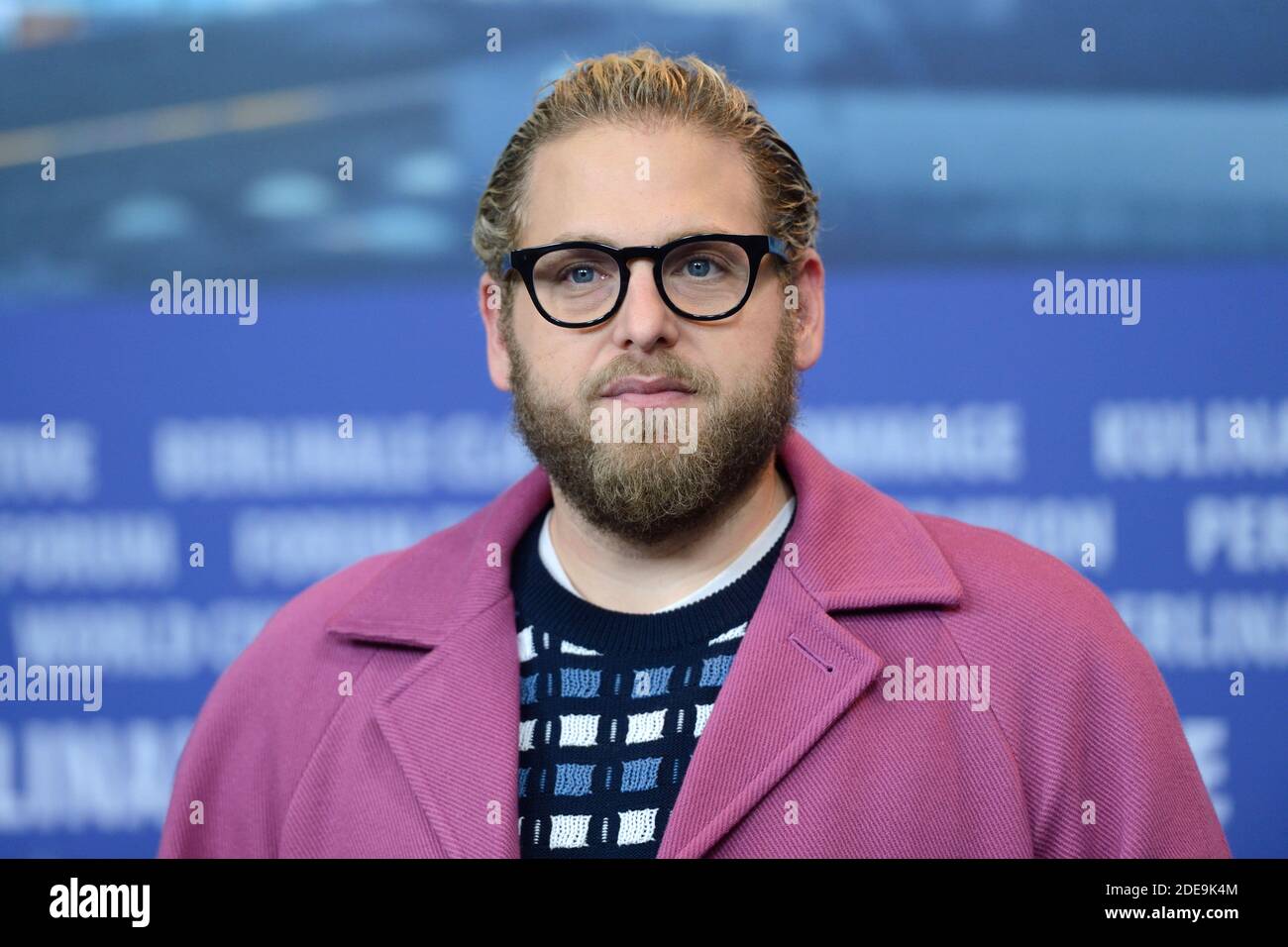 Jonah Hill attending the MID90s Press Conference as part of the 69th Berlin International Film Festival (Berlinale) in Berlin, Germany on February 10, 2019. Photo by Aurore Marechal/ABACAPRESS.COM Stock Photo