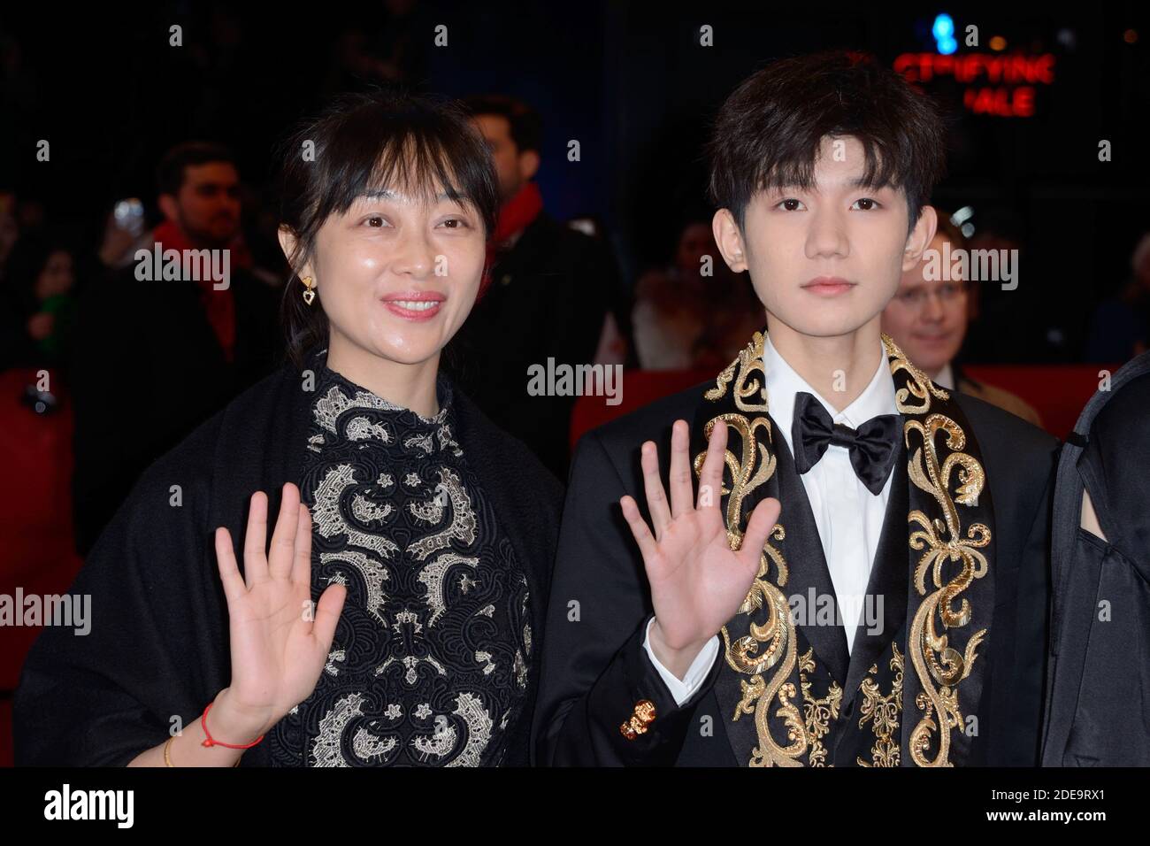 Liu Xuan and Wang Yuan (Roy Wang Yuan) attending the So Long, My Son Premiere as part of the 69th Berlin International Film Festival (Berlinale) in Berlin, Germany on February 14, 2019. Photo by Aurore Marechal/ABACAPRESS.COM Stock Photo