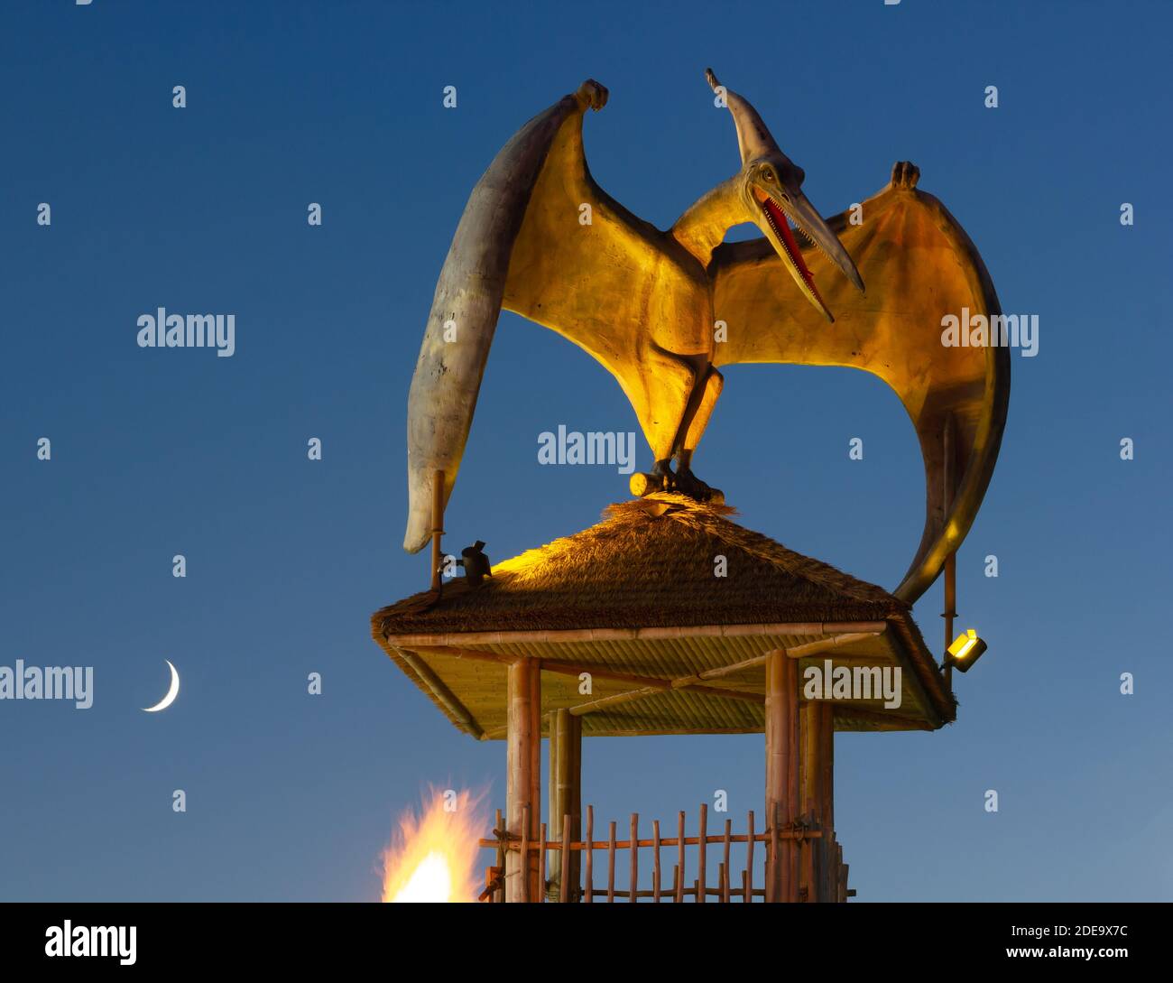 Pteranodon statue in Niagara Falls, Ontario, Canada Stock Photo Alamy