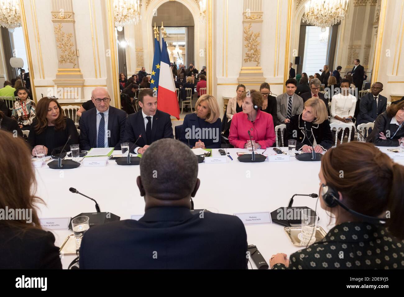 Jamie Mc High Resolution Stock Photography And Images Alamy https www alamy com wided bouchamaoui philippe etienne emmanuel and brigitte macron alice albright and jamie mc courtv during the first meeting of the g7 gender equality advisory council in paris france on february 19 2019 photo by jacques wittpoolabacapresscom image387452525 html