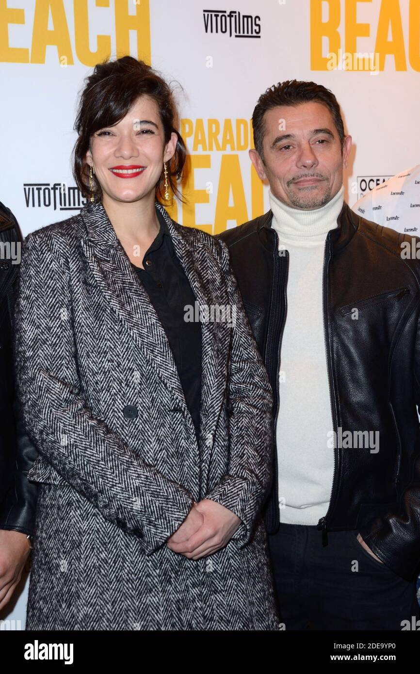 Melanie Doutey and Kool Shen attending the Paradise Beach Premiere at Mk2  Bibliotheque Cinema in Paris, France on February 19, 2019. Photo by Aurore  Marechal/ABACAPRESS.COM Stock Photo - Alamy