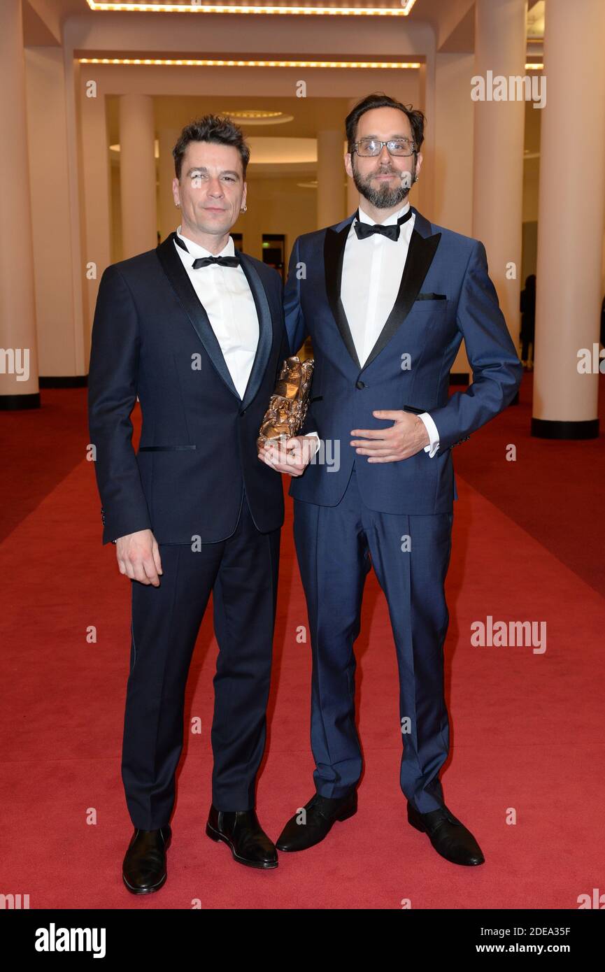 French Composers Vincent Blanchard And Romain Greffe On The Backstage French Composers Vincent Blanchard And Romain Greffe On The Backstage