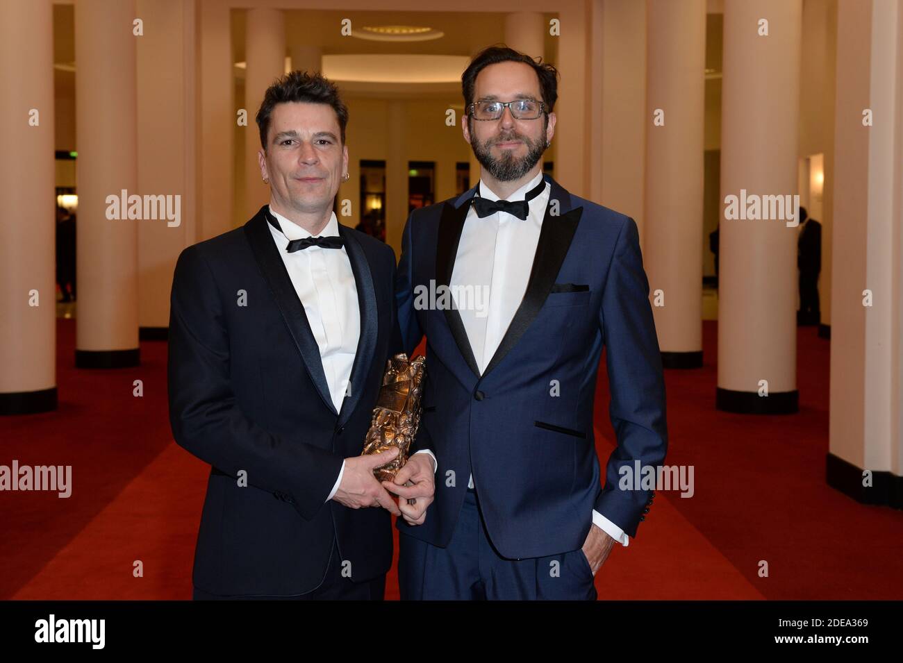French Composers Vincent Blanchard And Romain Greffe On The Backstage French Composers Vincent Blanchard And Romain Greffe On The Backstage