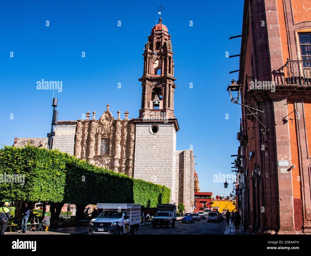 Templo de Nuestra Señora de La Salud, San Miguel de Allende, Guanajuato, Mexico Stock Photo