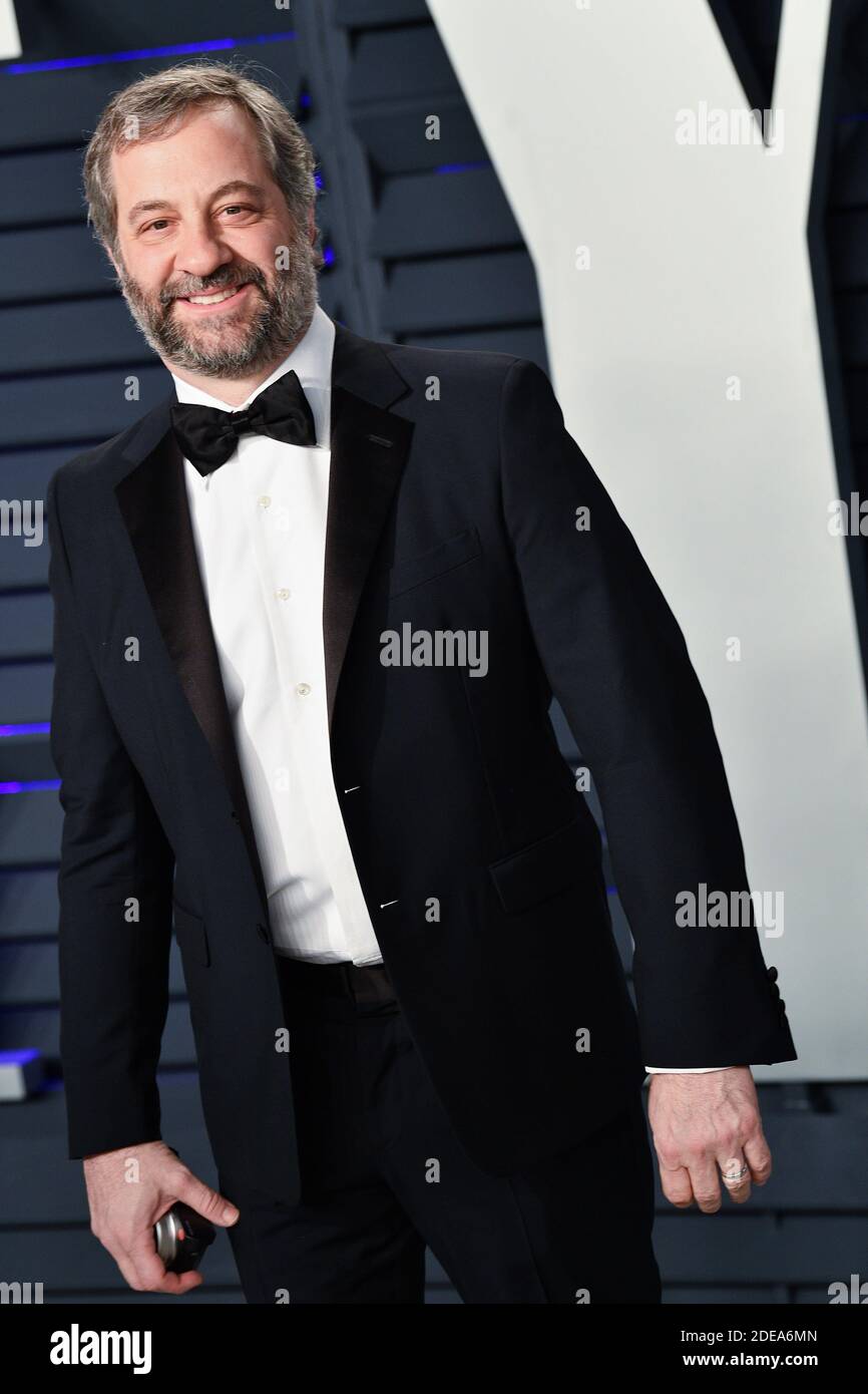 Judd Apatow attending the 2019 Vanity Fair Oscar Party hosted by editor