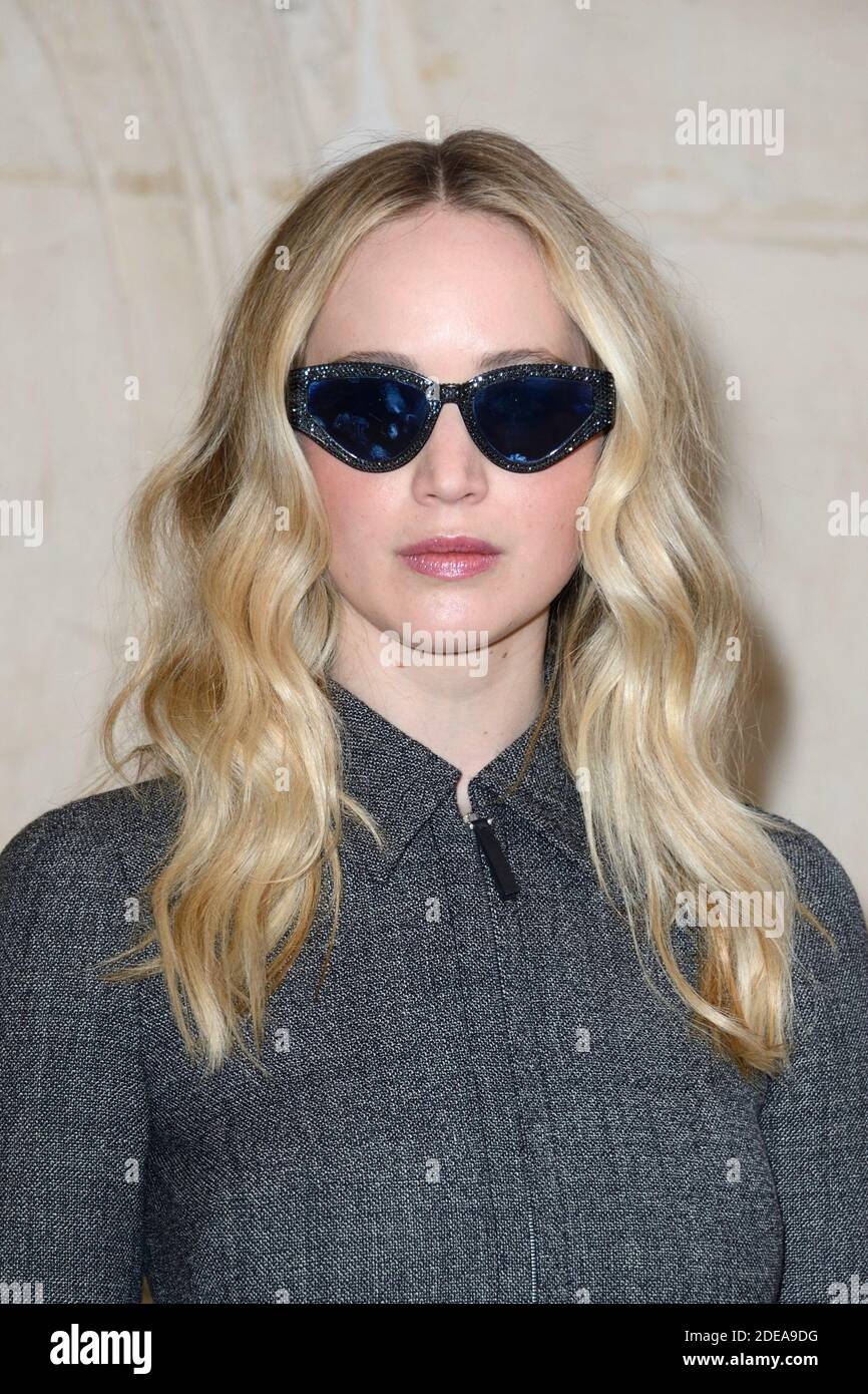 Jennifer Lawrence attending the Christian Dior show as part of the Paris Fashion Week Womenswear Fall Winter 2019 2020 in Paris France on February 26 2019. Photo by Aurore Marechal ABACAPRESS.COM Stoc...