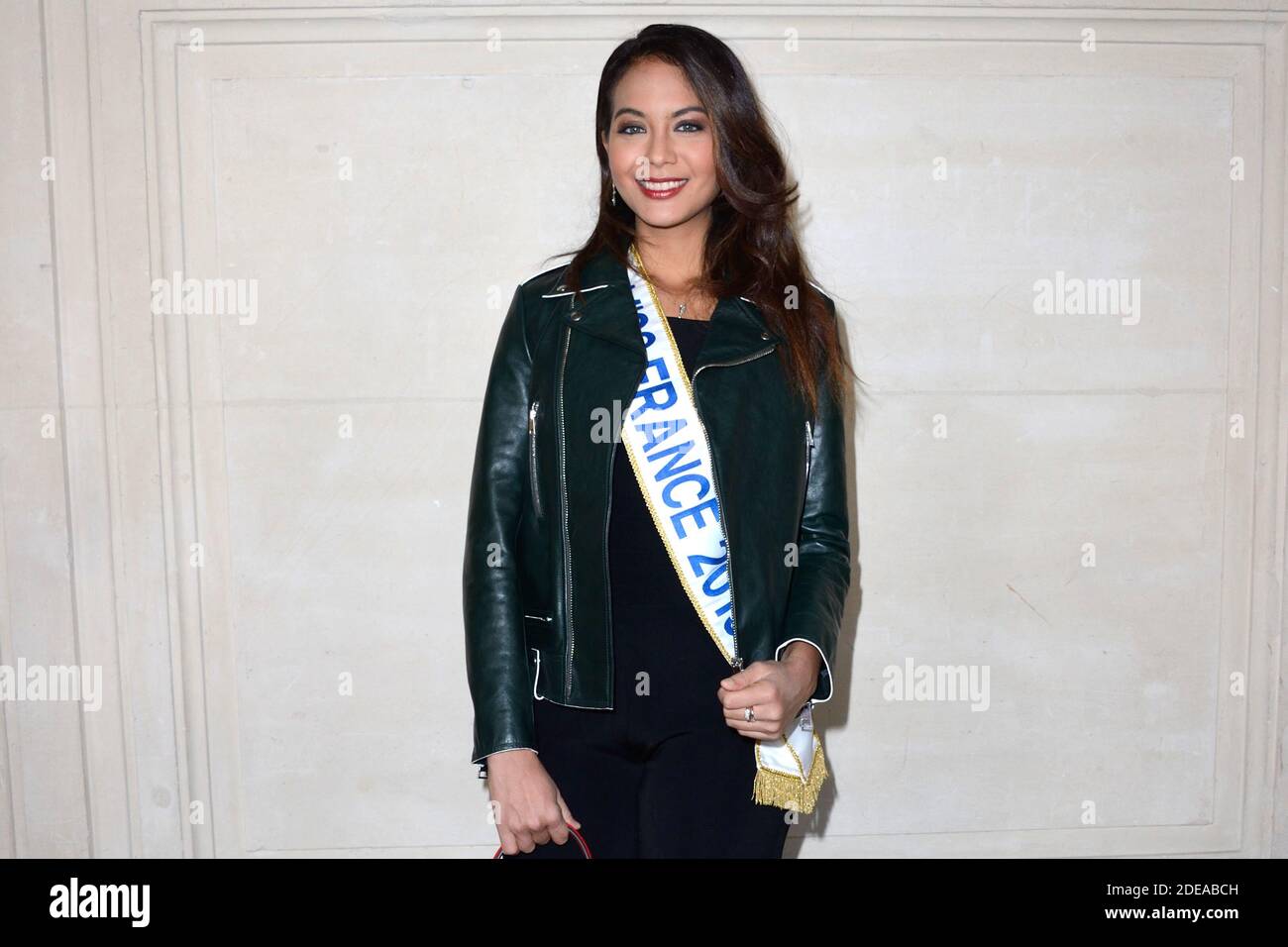 Vaimalama Chaves (Miss France 2019) attending the Guy Laroche show as