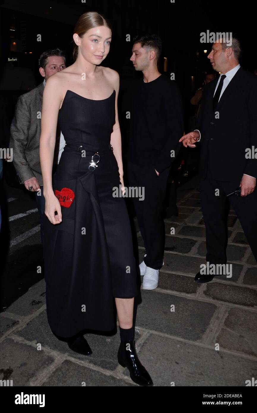 Gigi Hadid attending the Prada event as part of the Paris Fashion Week Womenswear Fall Winter 2019 2020 in Paris France on February 27 2019. Photo by Aurore Marechal ABACAPRESS.COM Stock Photo Alamy