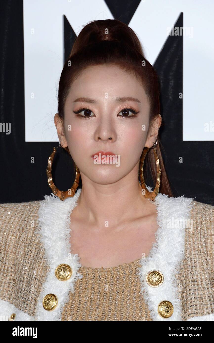 Sandara Park attending the Balmain show as part of the Paris Fashion Week Womenswear Fall/Winter 2019/2020 in Paris, France on March 01, 2019. Photo by Aurore Marechal/ABACAPRESS.COM Stock Photo