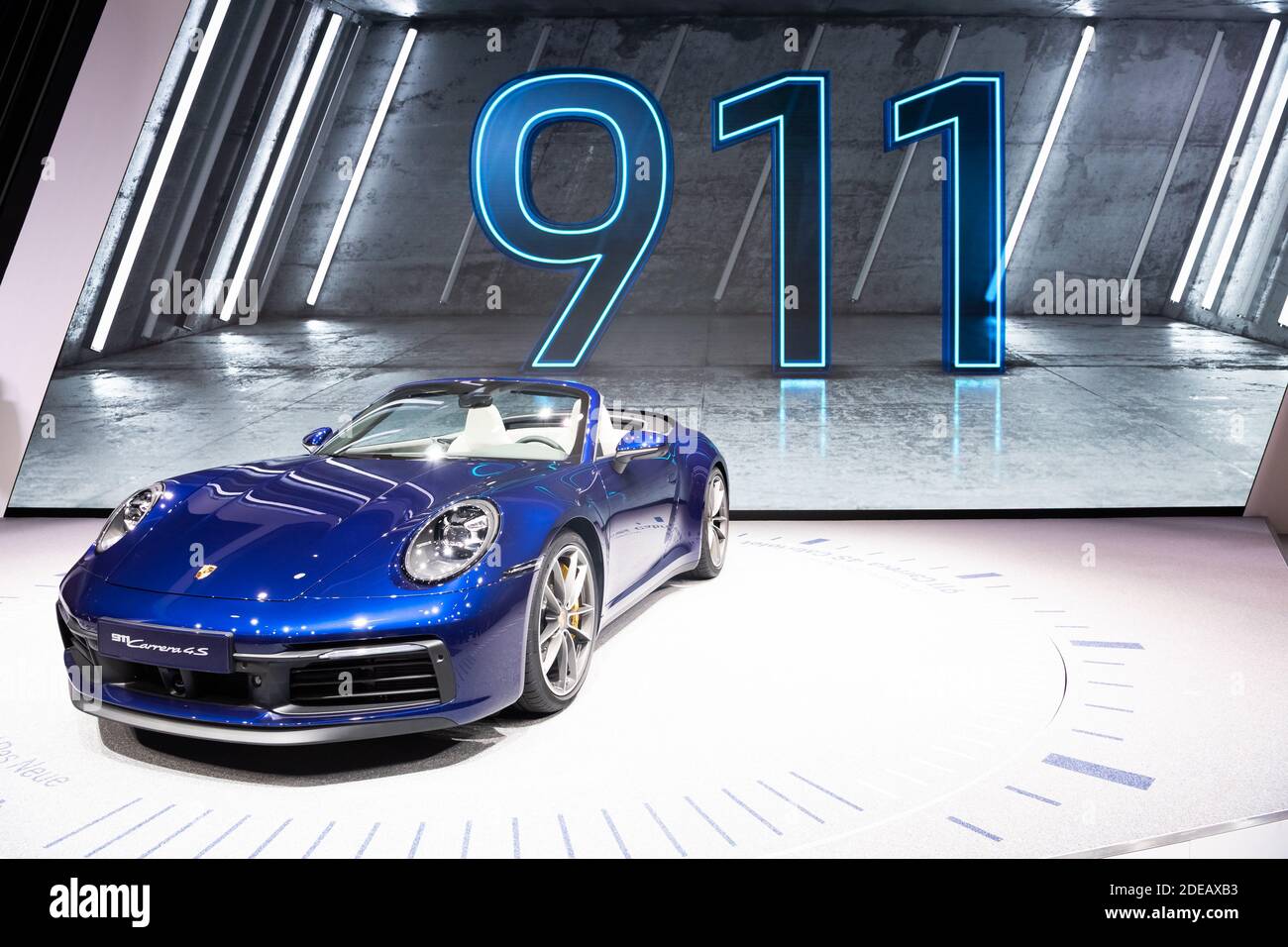Porsche 911 Carrera 4S CabrioletThe 89th Geneva Motor Show starts on 7  March and lasts until 17 March. Geneva, Switzerland, March 5, 2019. Photo  by Loona/ Stock Photo - Alamy