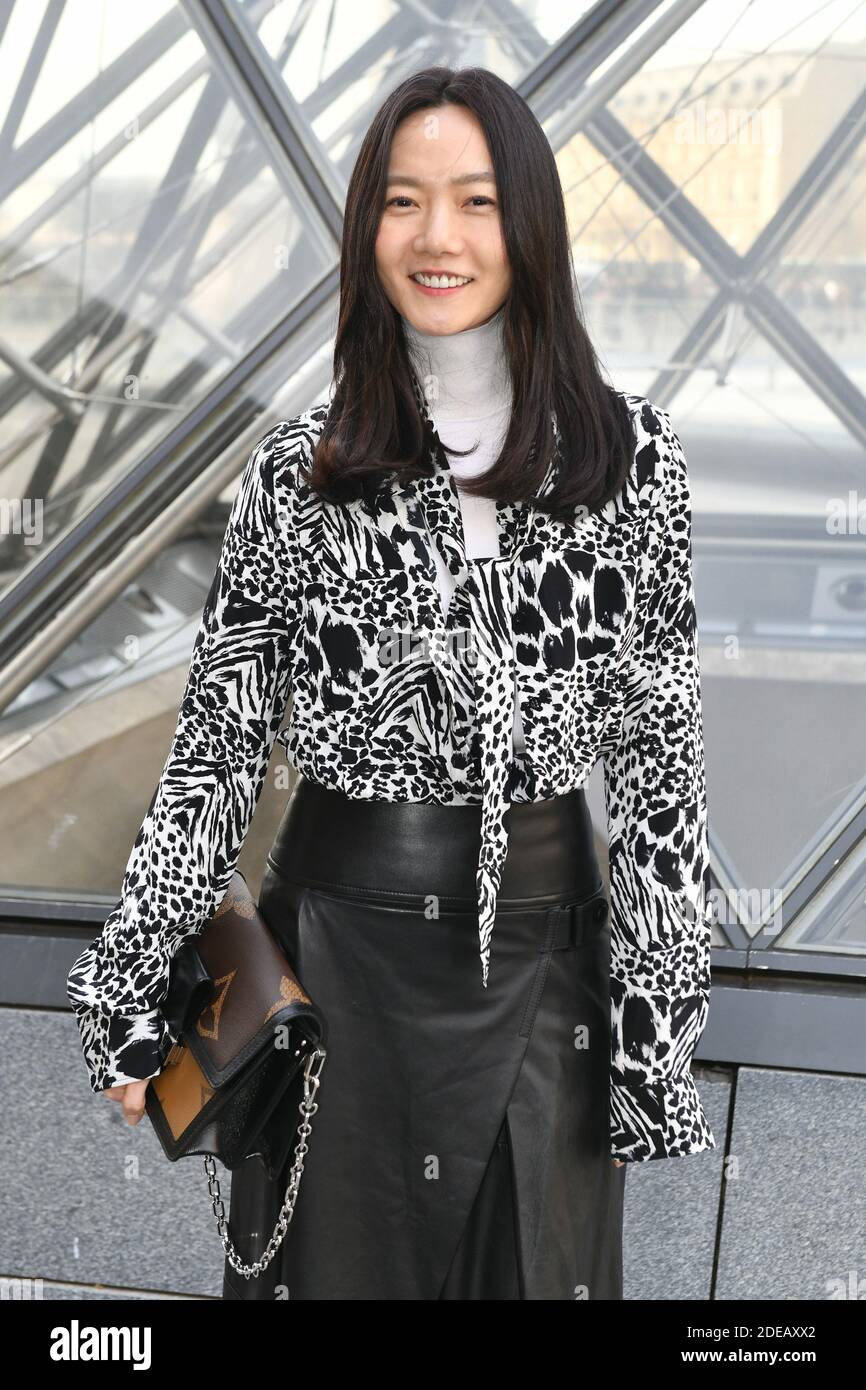Doona Bae attends the Louis Vuitton Fall/Winter 2023-2024 ready-to-wear  collection presented Monday, March 6, 2023 in Paris. (Vianney Le  Caer/Invision/AP Stock Photo - Alamy
