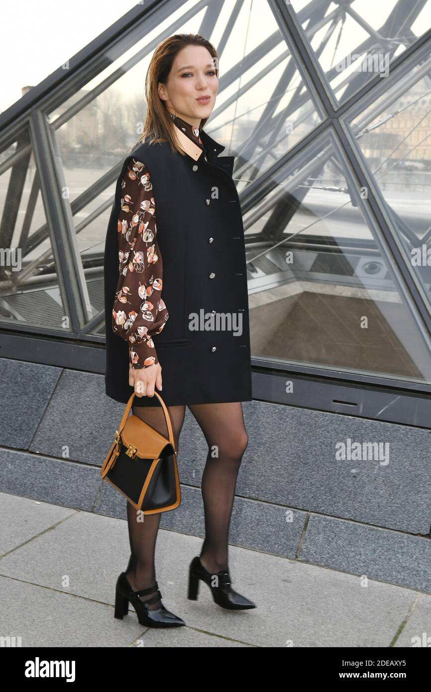 Lea attends the Vuitton show as part of the Paris Fashion Womenswear Fall/Winter 2019/2020 on March 05, 2019 in Paris, France. Photo by Laurent Zabulon/ABACAPRESS.COM Photo - Alamy