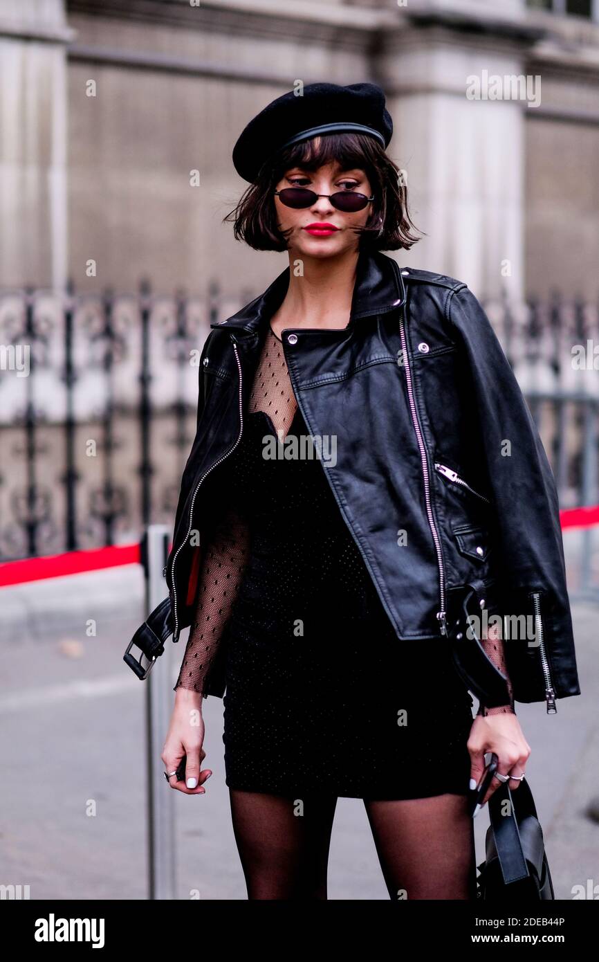 Street style, Taylor LaShae arriving at Redemption Fall-Winter 2019-2020  ready-to-wear show, held at Hotel de Ville, Paris, France, on February  28th, 2019. Photo by Marie-Paola Bertrand-Hillion/ABACAPRESS.COM Stock  Photo - Alamy