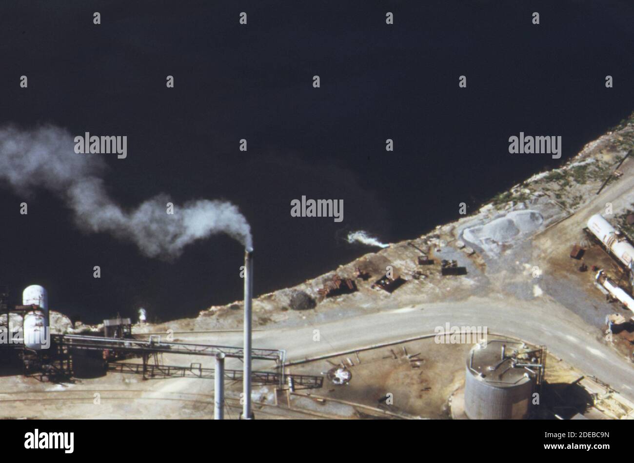 1970s Photo (1973) Smokestacks of the Bethlehem Steel plant on the