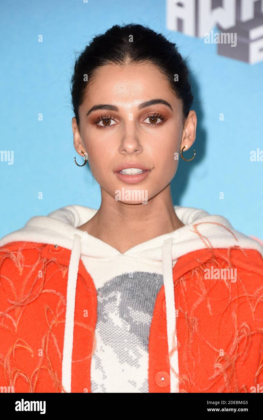 Naomi Scott attends Nickelodeon's 2019 Kids' Choice Awards at Galen Center on March 23, 2019 in Los Angeles, CA, USA. Photo by Lionel Hahn/ABACAPRESS.COM Stock Photo