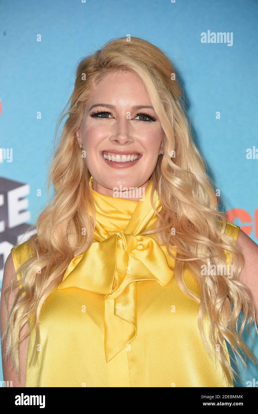 Heidi Pratt attends Nickelodeon's 2019 Kids' Choice Awards at Galen