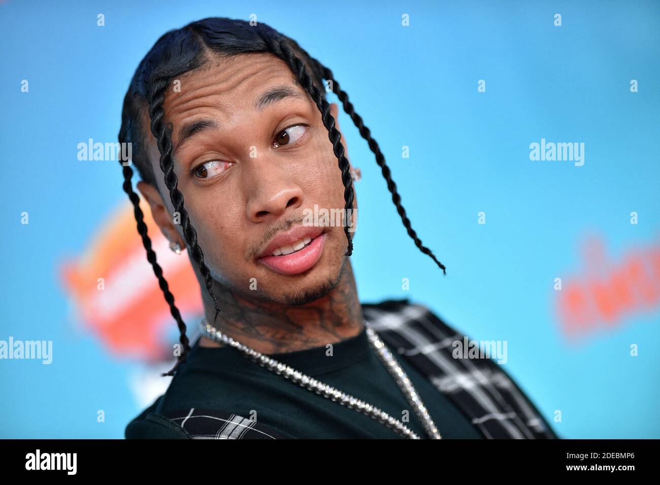 Tyga attends Nickelodeon’s 2019 Kids’ Choice Awards at Galen Center on