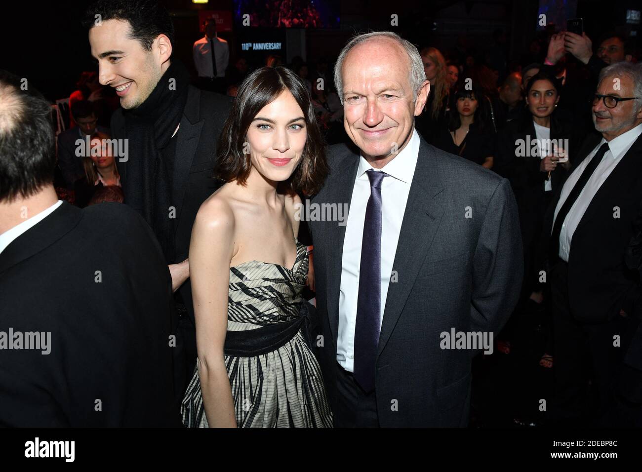 Alexa Chung and Jean-Paul Agon attend La French-Art Of Coloring, 110th