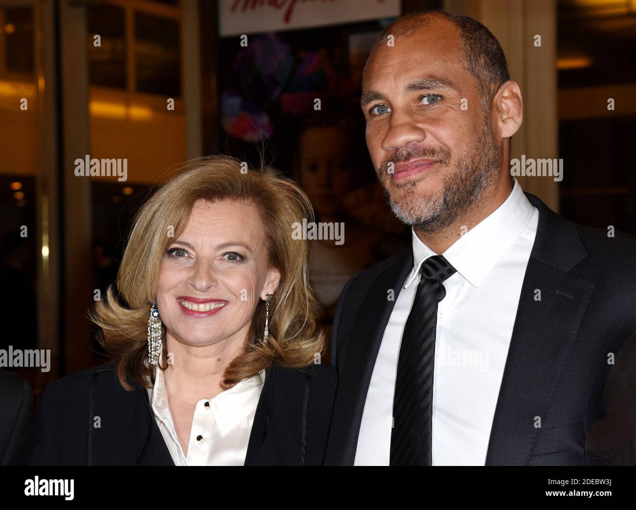 Valerie Trierweiler and Romain Magellan attending Gala d'Enfance Majuscule at salle Gaveau in Paris, France on March 26, 2019. Photo by Alain Apaydin/ABACAPRESS.COM Stock Photo