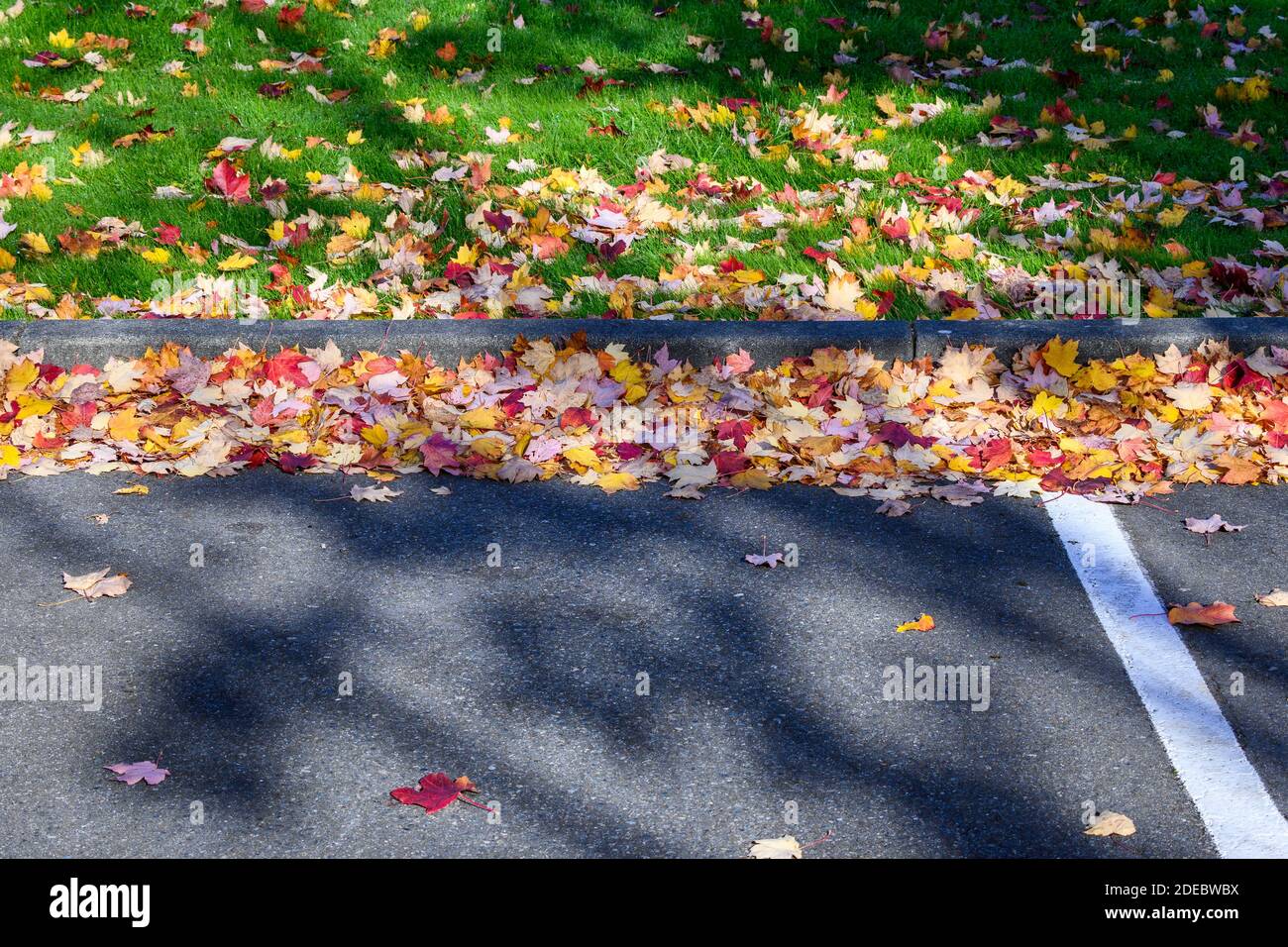 Parking lot curb hires stock photography and images Alamy