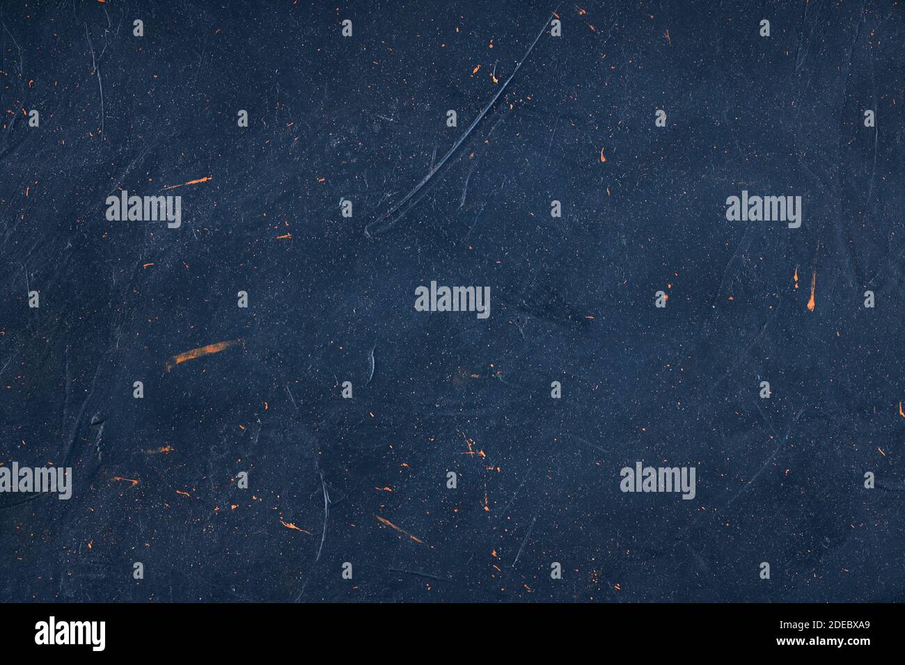Abstract dark blue background in grunge style. Space for text. Stock Photo