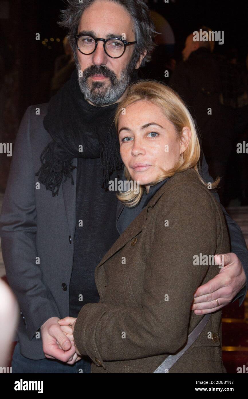 Emmanuel Beart and husband Frederic Chaudier attends 'Flair Group' 10th