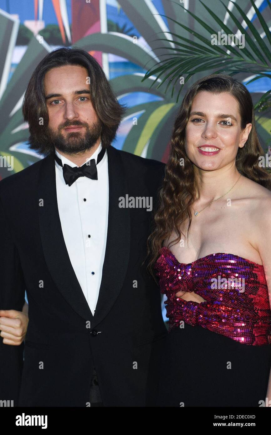 Dimitri Rassam and Charlotte Casiraghi attend the Rose Ball 2019 at ...