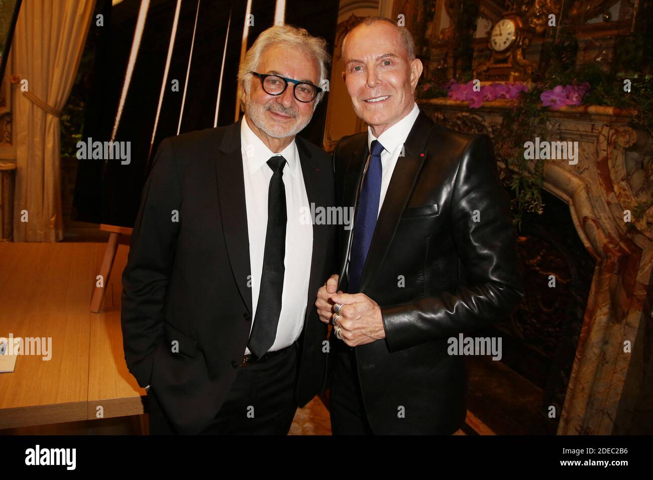 Franck Provost et Jean-Claude Jitrois lors de la soirée de Gala de la  Fondation Claude